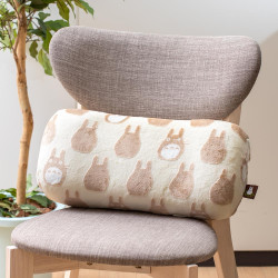 Mobilier - Coussin brique moiré Totoro silhouette  - Mon Voisin Totoro