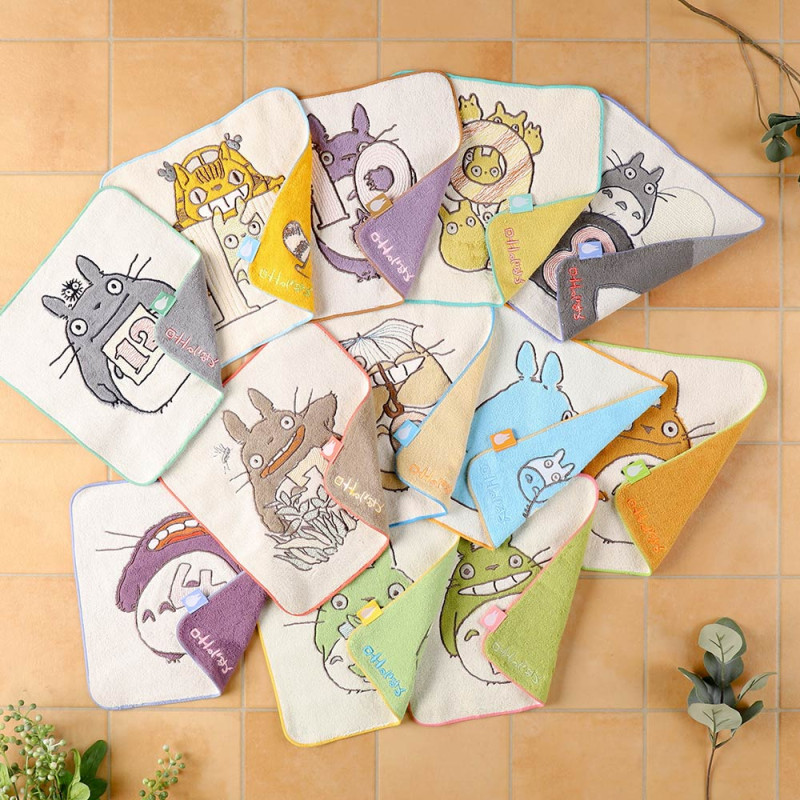 Household linen - Mini Towel Totoro Birthday 9 25x25 cm - My Neighbor Totoro