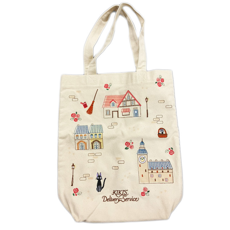 Bags - Tote bag with patch Kiki’s town - Kiki's Delivery Service