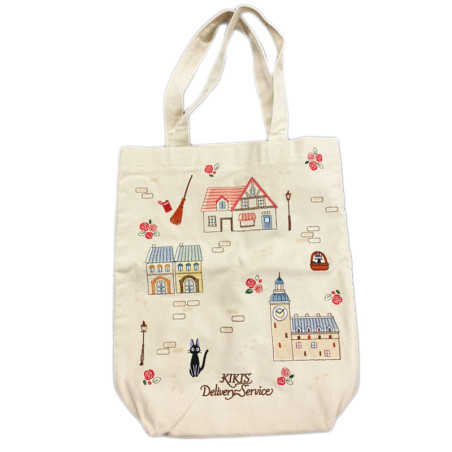 Bags - Tote bag with patch Kiki’s town - Kiki's Delivery Service