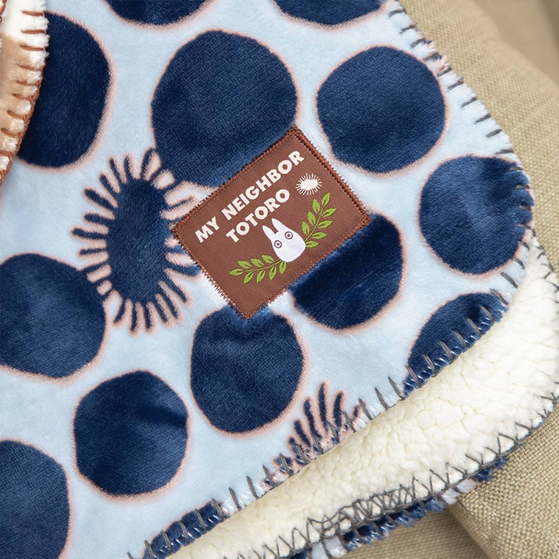 Ropa de hogar - Noiraude silueta 70x100 cm manta moiré - Mi vecino Totoro