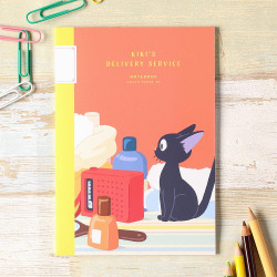 Carnets et Cahiers - Carnet de notes B6 Jiji & radio - Kiki la petite sorcière