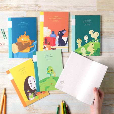 Cuadernos y libretas - B6 Cuaderno robot - El castillo en el cielo