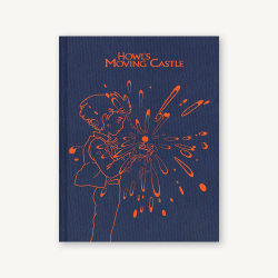 Cuadernos y libretas - Aullido cuaderno de bocetos en lienzo - El castillo ambulante