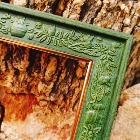 Rompecabezas - Marco de puzzle 150 & 126P - Verde - Mi vecino Totoro