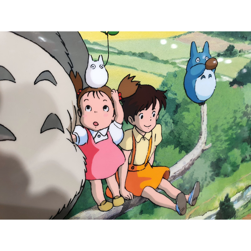 Celuloides de arte – Studio Ghibli - ARTE CELULOIDE TOTORO UN DIA DE VERANO - STUDIO GHIBLI