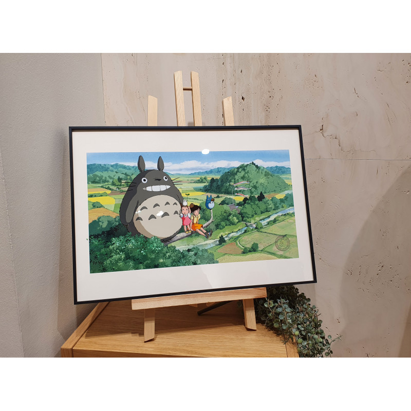 Celuloides de arte – Studio Ghibli - ARTE CELULOIDE TOTORO UN DIA DE VERANO - STUDIO GHIBLI