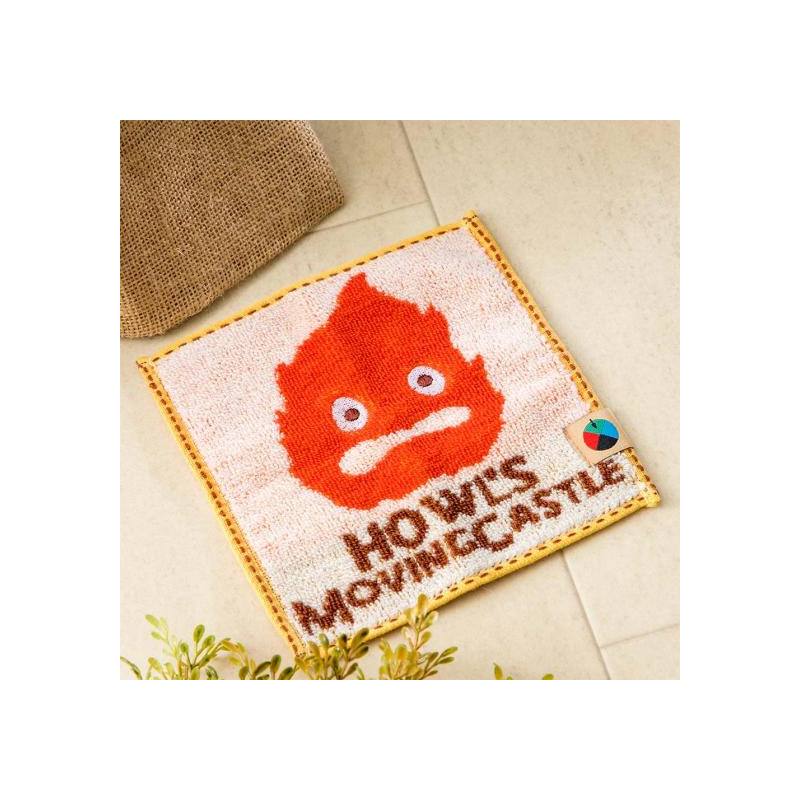 Linge de maison - Mini Serviette Mame Calcifer 15x15 cm - Le Château ambulant