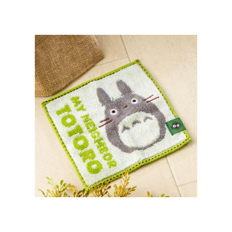 Ropa de hogar - Mame Totoro Mini Toalla Gris 15x15 cm - Mi vecino Totoro