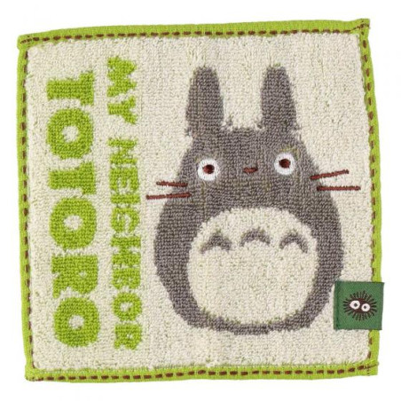 Ropa de hogar - Mame Totoro Mini Toalla Gris 15x15 cm - Mi vecino Totoro