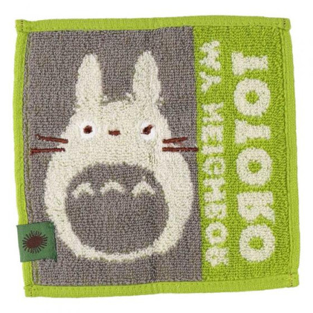 Ropa de hogar - Mame Totoro Mini Toalla Gris 15x15 cm - Mi vecino Totoro