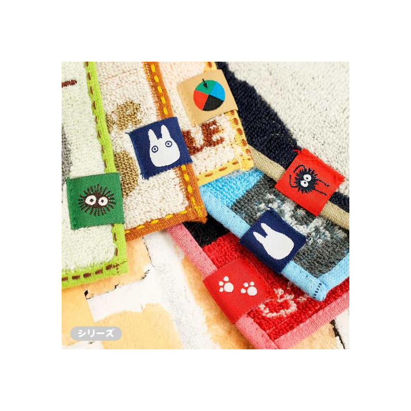 Ropa de hogar - Mame Totoro Mini Toalla Gris 15x15 cm - Mi vecino Totoro