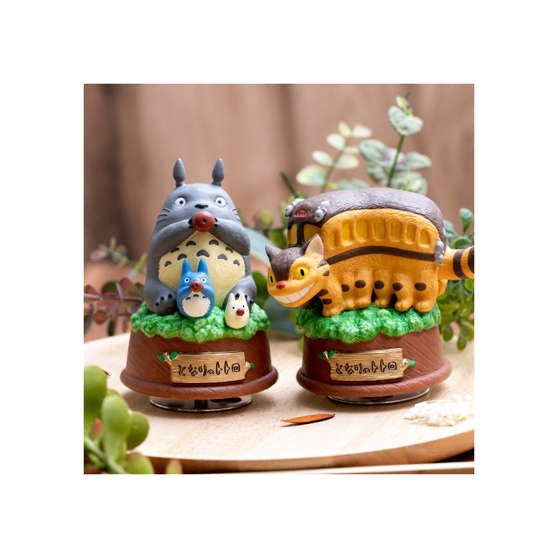 Boites à musiques - Grande Statue Musicale Chatbus - Mon Voisin Totoro