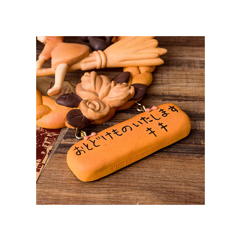 Decoraciones - Decoración Nicky y corona de pan Jiji - Nicky, la aprendiz de bruja