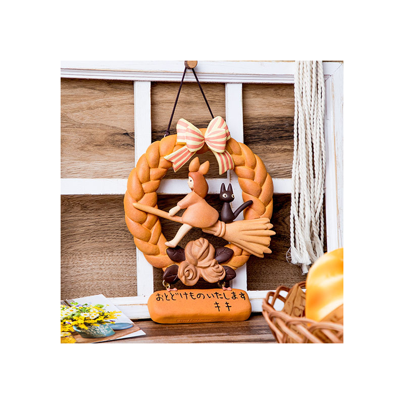 Decoraciones - Decoración Nicky y corona de pan Jiji - Nicky, la aprendiz de bruja