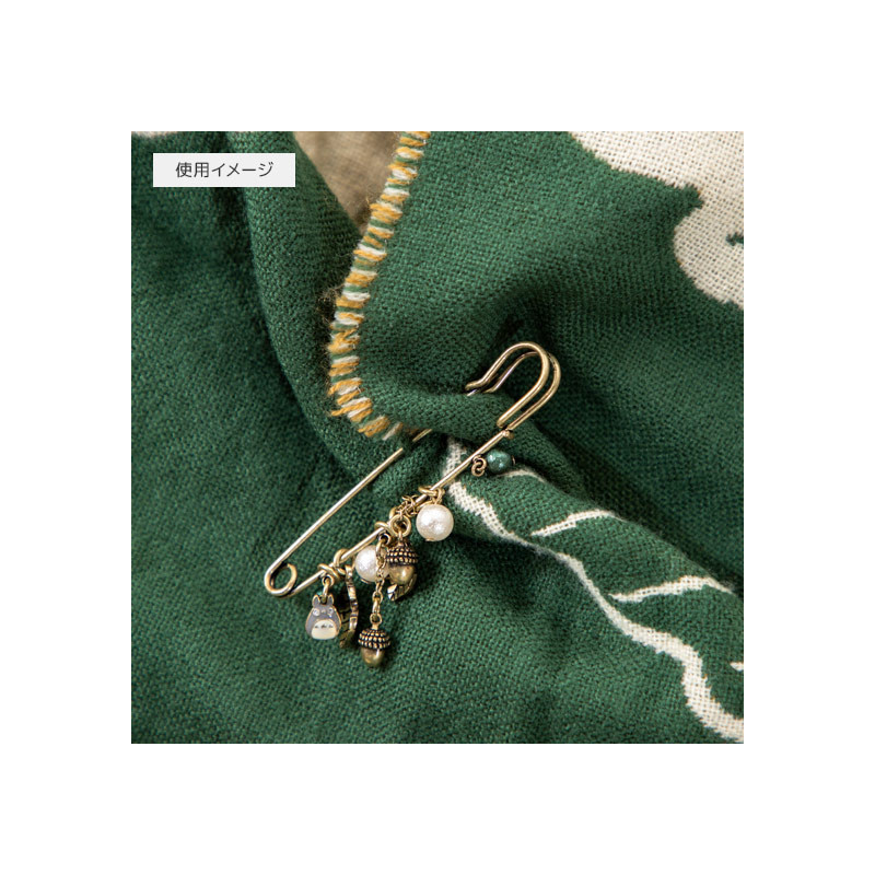 Bijoux - Broche épingle à nourrice Totoro & Feuilles - Mon Voisin Totoro