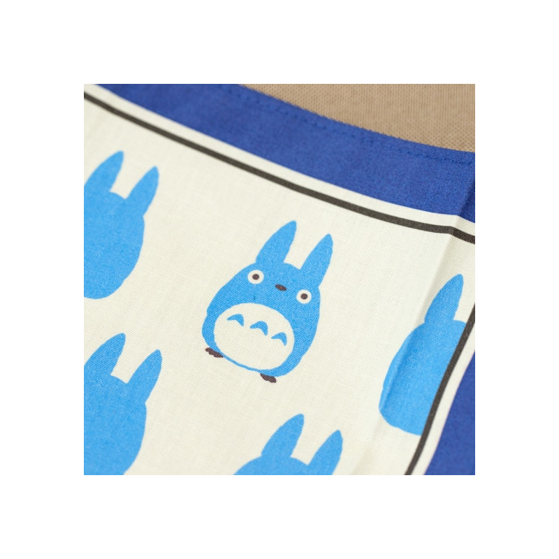 Textile - Mouchoir Silhouette Totoro Bleu 43 x 43 cm - Mon VoisinTotoro