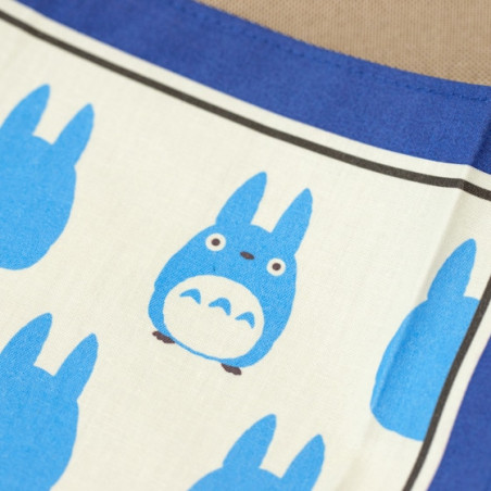 Textile - Mouchoir Silhouette Totoro Bleu 43 x 43 cm - Mon VoisinTotoro