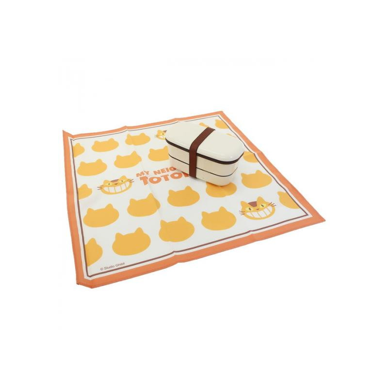 Textile - Mouchoir Silhouette Chatbus 43 x 43 cm - Mon VoisinTotoro