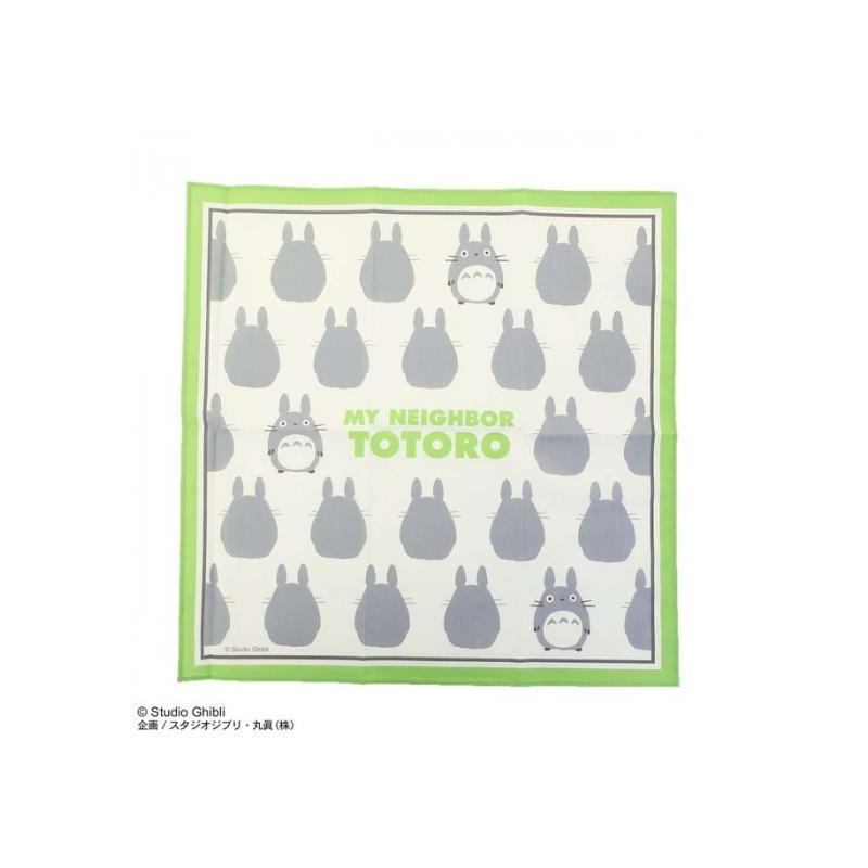 Textile - Mouchoir Silhouette Totoro Gris 43 x 43 cm - Mon VoisinTotoro