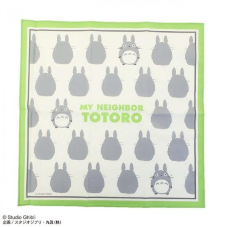 Textile - Mouchoir Silhouette Totoro Gris 43 x 43 cm - Mon VoisinTotoro