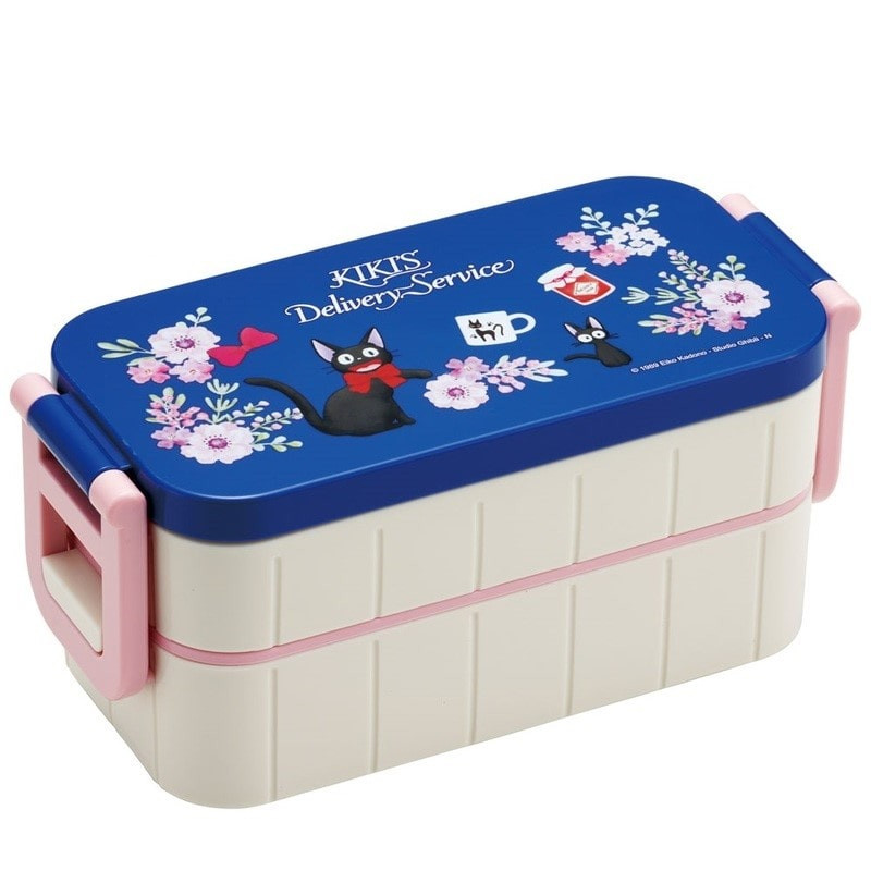 Bentos - Bento 2 niveaux Jiji Guirlande de fleurs - Kiki la petite sorcière
