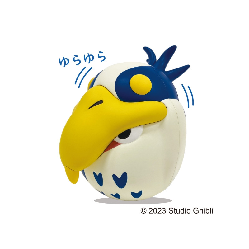 Juguetes - Figurita grande de garza Roly-poly - El chico y la garza