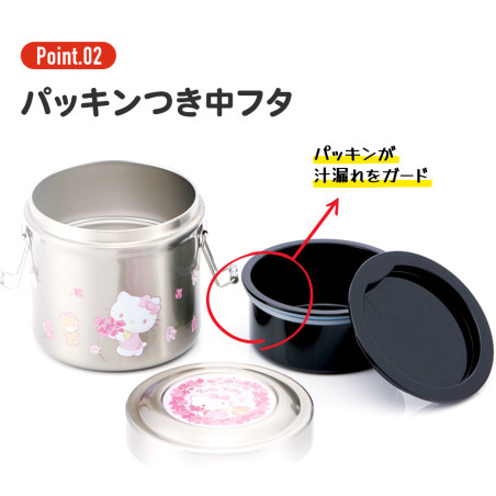 Picnics - Fiambrera isotérmica 230ml 2 niveles Ramo de flores - Nicky la petite