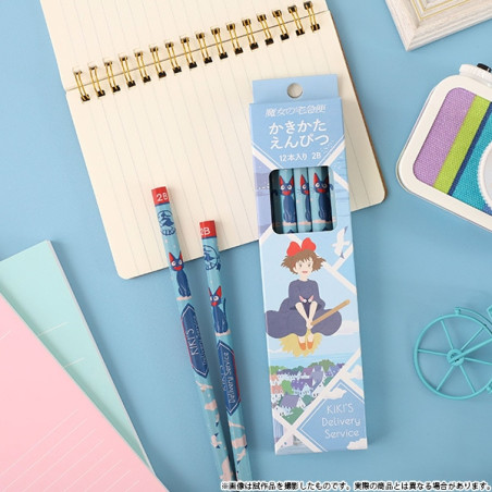 Écriture - Set de 12 Crayons 2B Kiki vole - Kiki la petite sorcière