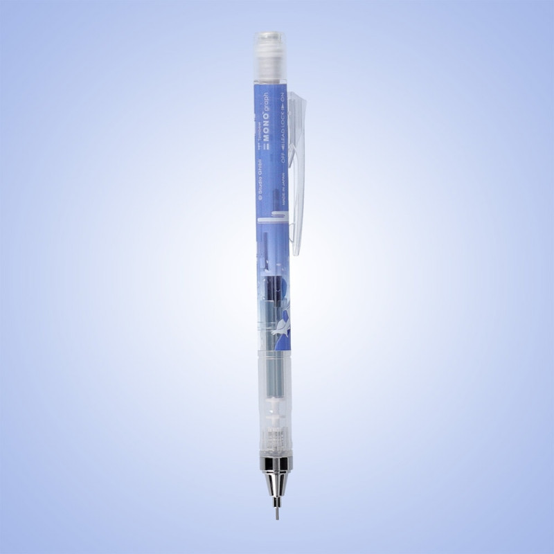 Escritura - Lápiz pastel azul violeta - El viaje de Chihiro