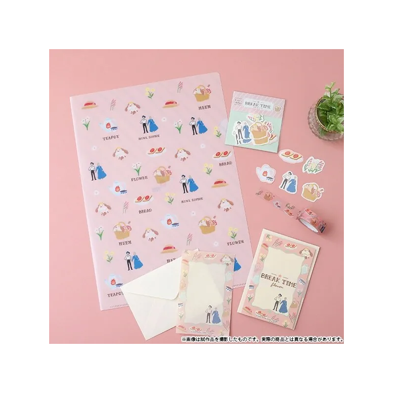 Small equipment - Sticker set Break Time Flowers - Howl's Moving Castle