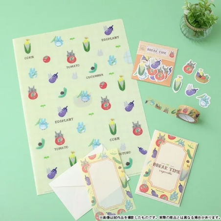 Accesorios de escritorio - Juego de pegatinas Break Time Vegetables - Mi vecino Totoro