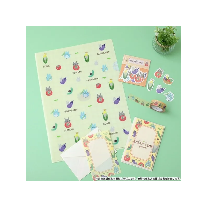 Accesorios de escritorio - Masking Tape Break Time Verduras - Mi vecino Totoro