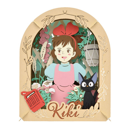 Théâtres de papier - Théâtre de papier Flower garden - Kiki la petite sorcière