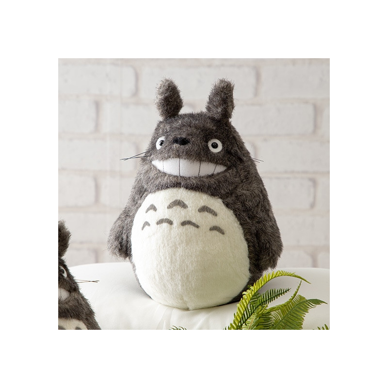 Peluches Classiques - Peluche Acrylique Totoro Gris souriant M - Mon Voisin Totoro