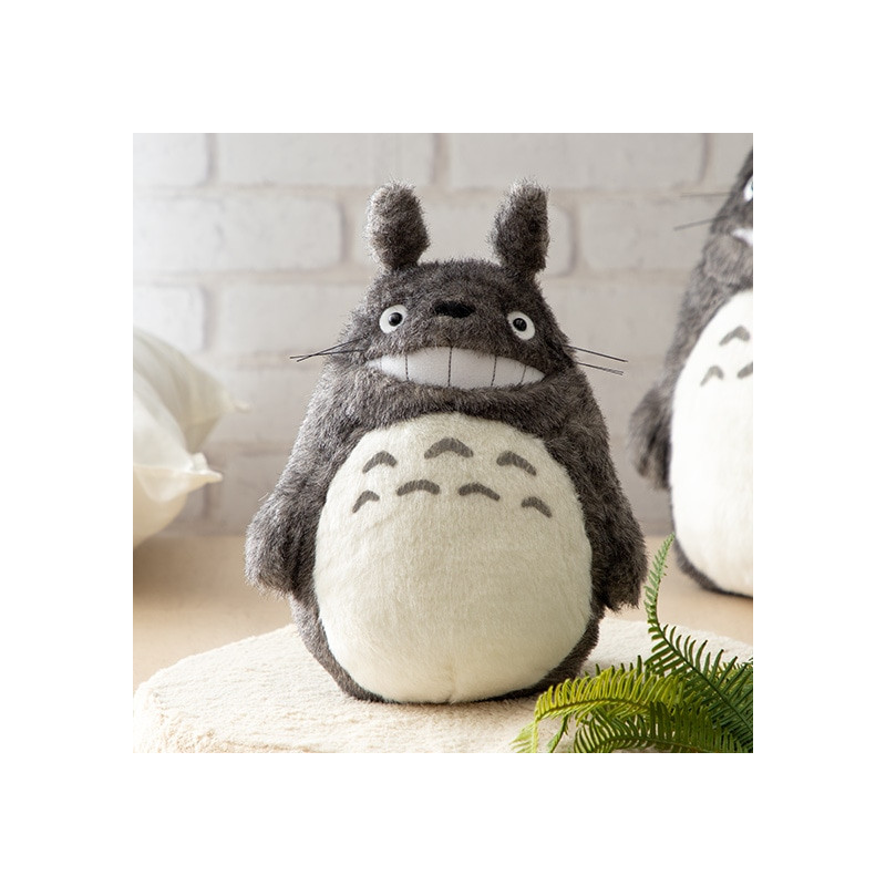 Peluches Classiques - Peluche Acrylique Totoro Gris souriant M - Mon Voisin Totoro