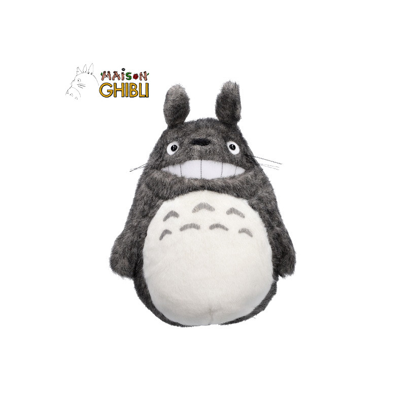 Peluches Classiques - Peluche Acrylique Totoro Gris souriant M - Mon Voisin Totoro