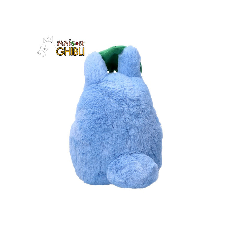 Peluches Nakayoshi - Peluche Nakayoshi Totoro Bleu avec feuille - Mon Voisin Totoro