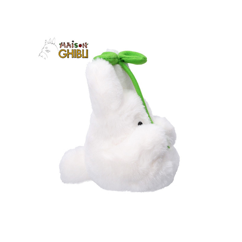 Peluches Nakayoshi - Peluche Nakayoshi Totoro Blanc avec feuille - Mon Voisin Totoro