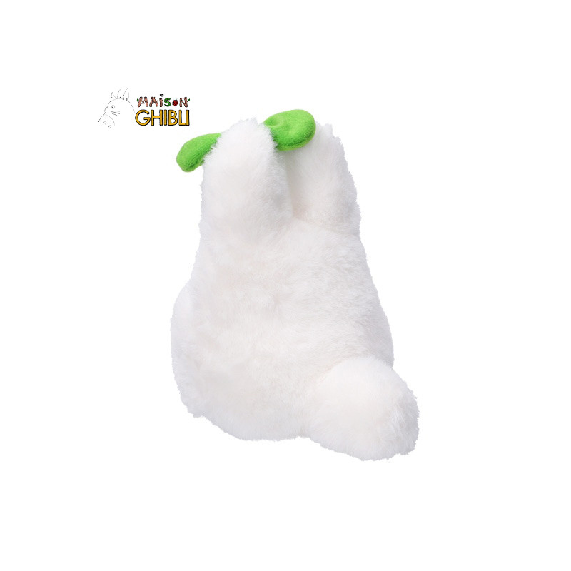 Peluches Nakayoshi - Peluche Nakayoshi Totoro Blanc avec feuille - Mon Voisin Totoro
