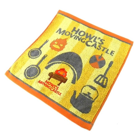 Linge de maison - Mini Serviette Cuisine de Calcifer 34x36 cm - Le Château ambulant