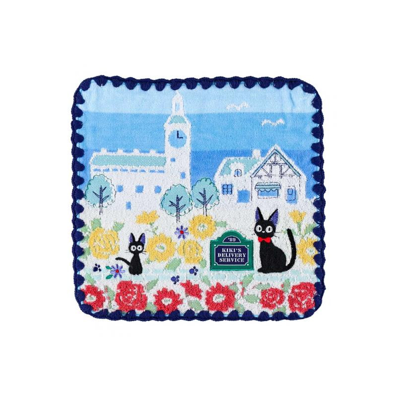 Linge de maison - Mini Serviette Rues de Paris 25x25 cm - Kiki la petite sorcière