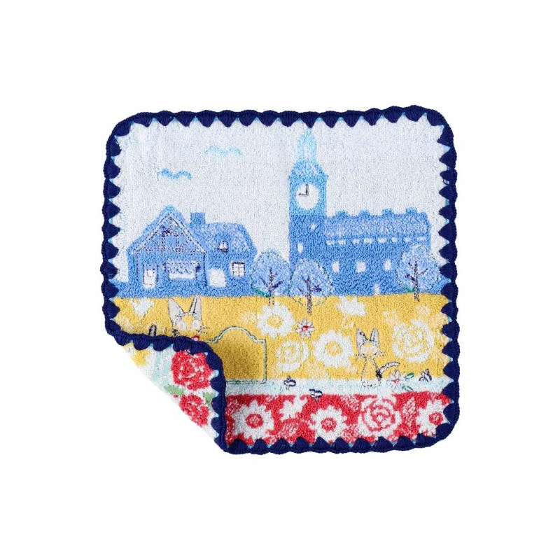 Linge de maison - Mini Serviette Rues de Paris 25x25 cm - Kiki la petite sorcière