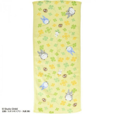 Household linen - Imabari Towel Totoro Clover 34x80 cm - My Neighbor Totoro
