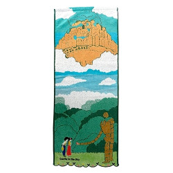 Linge de maison - Serviette Robot Jardinier 34x80 cm - Le Château dans le ciel