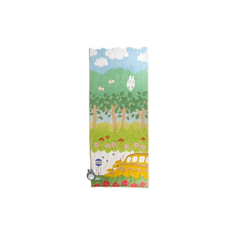 Household linen - Towel Catbus on it's way 34x80 cm - My Neighbor Totoro