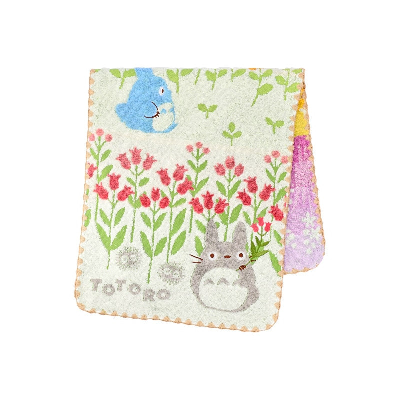 Ropa de hogar - Toalla Totoro Flores Silvestres 34x80 cm - Mi vecino Totoro