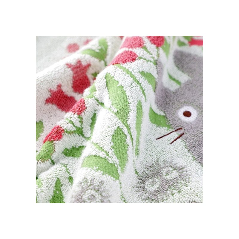 Ropa de hogar - Toalla Totoro Flores Silvestres 34x80 cm - Mi vecino Totoro