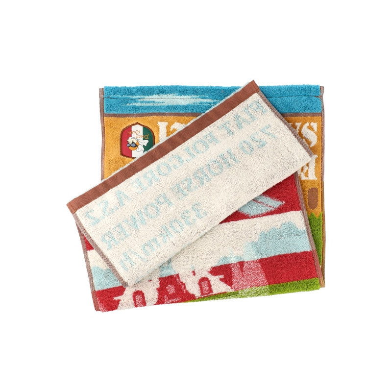 Household linen - Towel Savoia S.21 34x80 cm - Porco Rosso