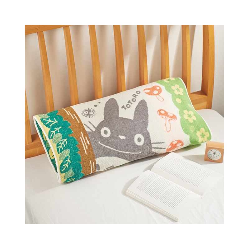 Linge de maison - Taie d'oreiller Totoro Champignons - Mon Voisin Totoro
